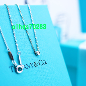 ♪即決♪新品　未使用 TIFFANY &Co. ティファニーダイヤモンド バイ ザ ヤードペンダント　0.03カラット 