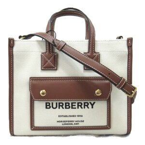 バーバリー 2wayショルダーバッグ ブランドオフ BURBERRY キャンバス 2wayショルダーバッグ キャンバス/レザー レディース