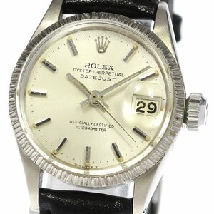 ロレックス ROLEX 6527 オイスターパーペチュアル デイトジャスト K18WG cal.1161 自動巻き レディース _554020