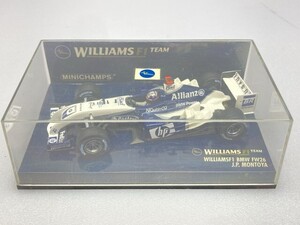 ミニチャンプス 1/43 WILLIAMS F1 BMW FW26 J.P.MONTOYA hp 3 ホワイト×ブルー 400040003 [19-9328]