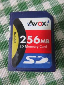 AVOX SDメモリーカード 256MB