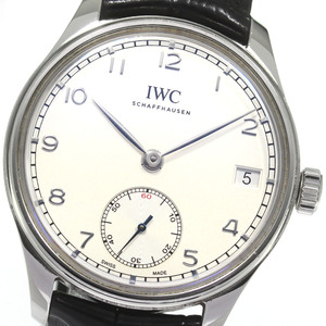 IWC IWC SCHAFFHAUSEN IW510203 ポルトギーゼ ハンドワインド エイトデイズ 手巻き メンズ _821026