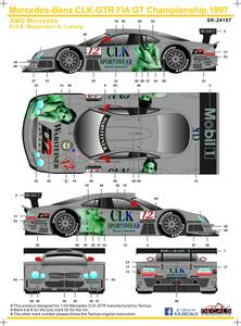 SK-24197 SK DECAL メルセデスベンツ CLK-GTR FIA GTチャンピオンシップ 1997 AMGメルセデス