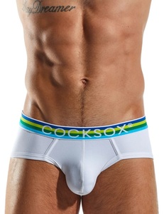 即決正規品新品 COCKSOX UNDERWEAR BRIEF CX76N POLO WHITE 白色 現品表記サイズ S　コックソックス スポーツビキニブリーフ