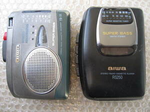 【故障】アイワ aiwa TR-33 RS250 【2台まとめて】