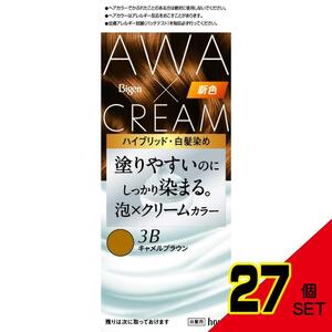 ビゲン泡クリームカラー3Bキャメルブラウン × 27点