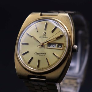 OMEGA Seamaster オメガ シーマスター Ref.166 0216 Ref.366 0848 cal.1022 自動巻 ゴールドカラー 1977年 デイデイト スイス メンズ