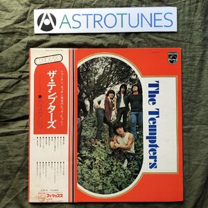 良盤 良ジャケ 1974年 テンプターズ Tempters LPレコード カスタム20 Custom 20 帯付 J-Rock 萩原健一 グループサウンズ