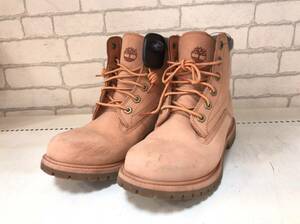 Timberland ティンバーランド ブーツ ピンク 24.5cm JS-432033