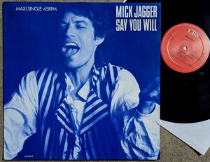 Mick Jagger-Say You Will★蘭Orig.12"/The Rolling Stones