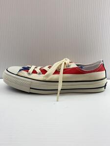 CONVERSE◆ローカットスニーカー/USA柄/マルチカラー/22.5cm/RED/WHT/キャンバス