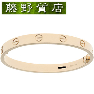 （新品仕上げ済）カルティエ CARTIER LOVE ラブ ブレスレット ラブブレス バングル ＃16 K18 PG ピンクゴールド B6035616 8682