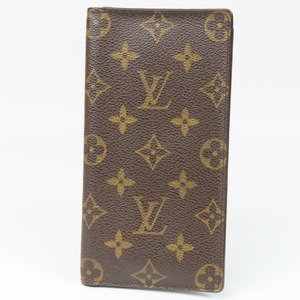 95441★1円スタート★LOUIS VUITTON ルイヴィトン 外極美品 札入れ ベタ無 ヴィンテージ モノグラム 長財布 PVC ブラウン