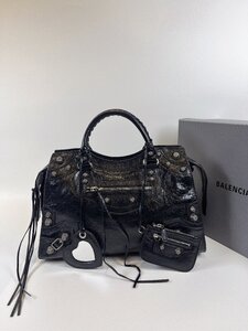 Balenciaga 極美品 バッグ バレンシアガ ブラック クラシックデザイン 大きめのバッグ