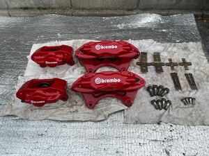 cz4a エボx エボ10 brembo ブレンボ ブレーキキャリパー 前後 セット ランエボ ランサーエボリューション キャリパー ブレーキ