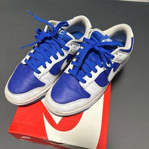 Nike ナイキ Dunk Low ロー US8 26.0cm 中古正規品 ダンク 青 Blue 裏ダンク