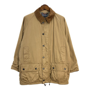 Barbour バブアー LIGHTWEIGHT BEAUFORT ライトウェイトビューフォート ノンオイルジャケット ベージュ (メンズ MEDIUM) 中古 古着 S7658