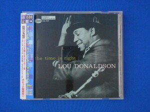 CD/LOU DONALDSON ルー・ドナルドソン/THE TIME IS RIGHT ザ・タイム・イズ・ライト＜初回生産限定盤＞/中古/cd21595