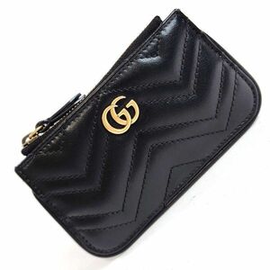 962 グッチ GUCCI GGマーモント コインケース 671773 ブラック レザー