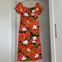 70s ハワイ　ハワイアン　ワンピース  ヴィンテージ　vintage