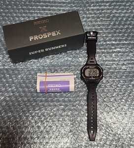 【即発送可/極美品/ 説明書付】 SEIKO セイコー PROSPEX プロスペックス スーパーランナーズ 腕時計 ソーラー デジタル マラソン スポーツ 