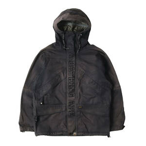 A BATHING APE ア ベイシング エイプ ジャケット サイズ:L 00s GORE-TEX スノボジャケット マウンテンパーカー ブラック 黒 アウター