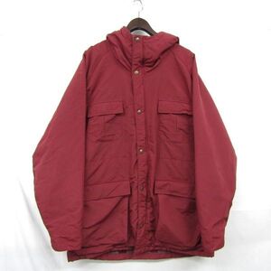 80s ★USA製★ サイズ L L.L.Bean マウンテン パーカー ジャケット ボルドー系 エルエルビーン 古着 ビンテージ 3F0810