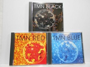 【3枚セット 帯付き】TM NETWORK TMN BLACK , TMN BLUE , TMN RED ベスト盤 宇都宮隆、木根尚登、小室哲哉