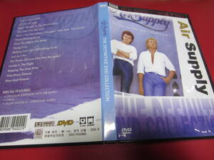 Air Supply / The Definitive DVD Collection ★輸入盤DVD※リージョンALL★エア・サプライ