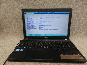 acer TravelMate 6595T-VP762 Bios確認 ジャンク 1020