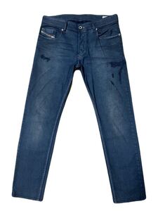 DIESEL SLEENKER WASH 0840K_STRETCH SLIM-SKINNY W30 リペア加工 ヴィンテージ ストレッチ スリム スキニー デニム パンツ