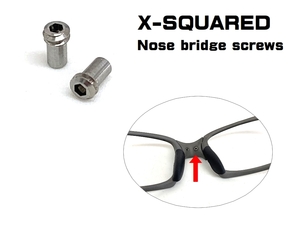 LINEGEAR　オークリー　X-Squared　ノーズブリッジスクリュー　２本組　Oakley　X-Metal