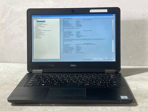 筐体破損 DELL Latitude E5270 Corei5-6300U メモリ 8GB 12.5インチ ジャンク1077