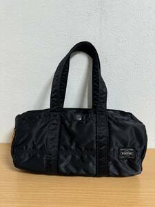 完売品●極美品●定番人気●ポーター 吉田カバン PORTER TANKER DUFFLE BAG ボストンバッグ xs タンカー 黒 ミニボストンバッグ