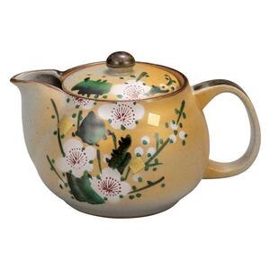 九谷焼！ ☆金箔梅・ポット急須☆ K8-581　新品 茶器 茶道具 コーヒー 紅茶 ミルク ラテ エスプレッソ ギフト