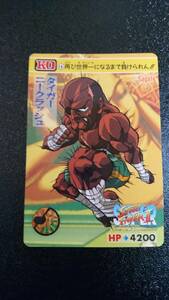 ストリートファイターⅡ super カード BANDAI(1994年) No.16 サガット SAGAT 佐賀県観光大使