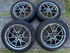 美品 バリ山 RAYS ボルクレーシング G025 8.5j+45 pcd112 19インチ レイズ FORGED VOLK RACING ベンツ VW アウディ BMW スタッドレス