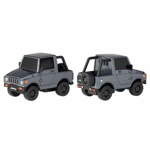 中袋未開封未使用 ガチャ miniQ スズキデフォルメ軽自動車 ジムニー　ガンメタ　単品 #JIMNY #ジムニー #海洋堂