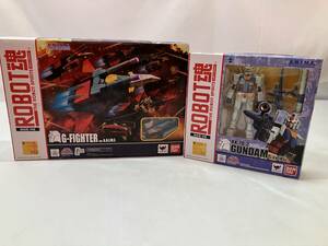 ★【同梱不可】中古品 ROBOT魂 RX-78-2 ガンダム Ver.A.N.I.M.E.+Gファイター Ver.A.N.I.M.E. 2点セット