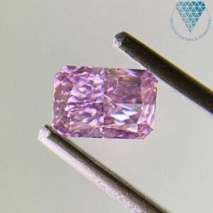 0.25 ct Fancy Intense Pink Purple SI2 Radiant GIA 天然 ダイヤモンド ルース 商品 動画 DIAMOND EXCHANGE FEDERATION