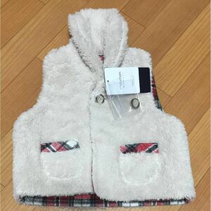 即決送料込み　SHIPS キッズベスト 80 シップス ビームスBEAMS デニムダンガリー キッズ kids 子供服