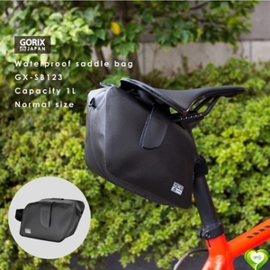 【あなたの個性が輝く！】GORIX ゴリックス 防水自転車サドルバッグ シートバッグ サイクリングバッグ 小さい 軽量 便利 安全 コンパクト