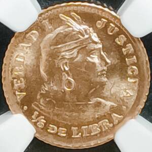 【希少・世界4位】 1966 ペルー 金貨 NGC MS 67 原住民 デザイン アンティーク モダン コイン 資産保全 投資に コレクションに