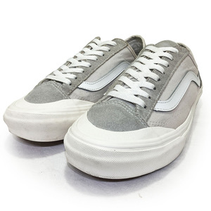 バンズ スタイル３６ デコン グレー 27.0cm VANS STYLE36 DECON 正規品 本物 カジュアル オールドスクール 復刻 年代 ウルトラクッシュ 革