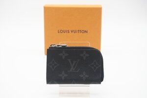 ☆安心の３大保証☆ ABランク ≪LOUIS VUITTON ルイ ヴィトン/L字ファスナーコインケース≫ M63536 エクリプス ポルトモネ ジュール 送料込