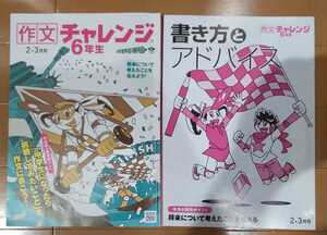 送料無料！作文 チャレンジ 6年生　2・3月号/お試し用に★進研ゼミ 小学講座 六年生/テキスト/鉛筆にて使用済み