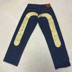 EVISU エヴィス デニム ジーンズNo1 Special lot2001ビッグカモメ 大黒　W40