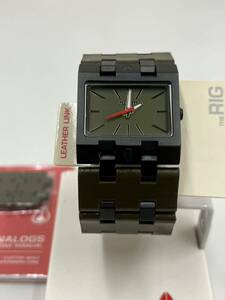 ニクソン　NIXON THE RIG ALL BLACK GREEN 新品　未使用　A587-032 旧ロゴ　激レア