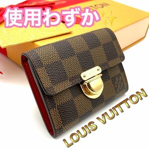 LOUIS VUITTON ルイヴィトン ダミエ ポルトモネ コアラ コインケース G55