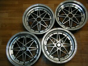 IB-321 STANCE WHEELS 15×8J 4H-100 +25 (4本) 深リム ＊訳あり＊ 送料は全国一律6600円 離島を除く